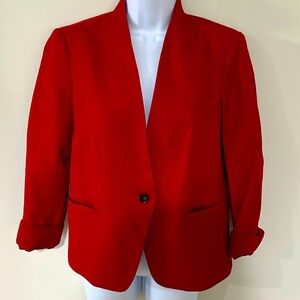 Ann Taylor LOFT Linen Blazer